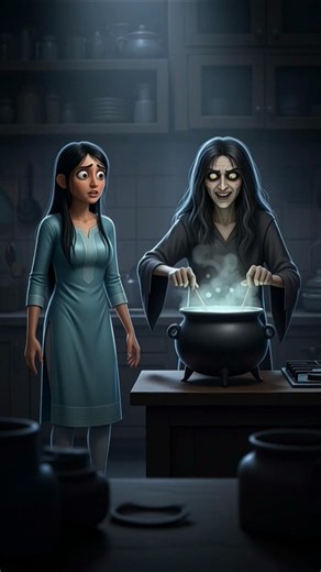 🌧️ Midnight Horror: Neha and the Witches 👻 #scarytales #horrorstory #bhoot #ghoststory