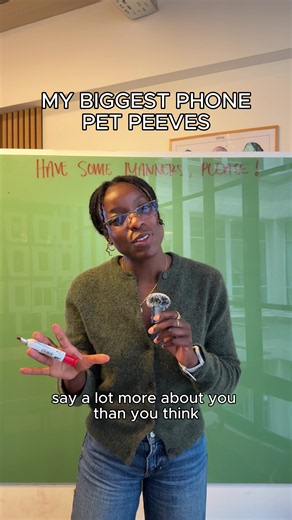 None of this is hard, it’s just learning how to be ✨ aware✨Comment your biggest phone pet peeve so we can commiserate together 🤪 #phones #petpeeve #manners #phonehacks #opal