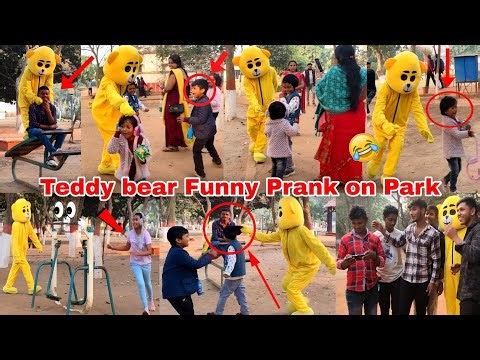 Teddy Bear Funny Prank With Kids 😂 | Hat Chori & Cute Reactions in Park