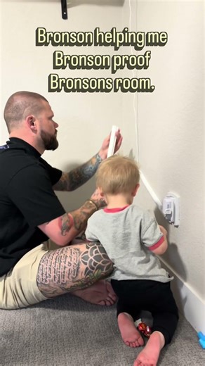 When quality control is also the project manager 😅🤷🏼‍♂️. #childproofing #toddlers