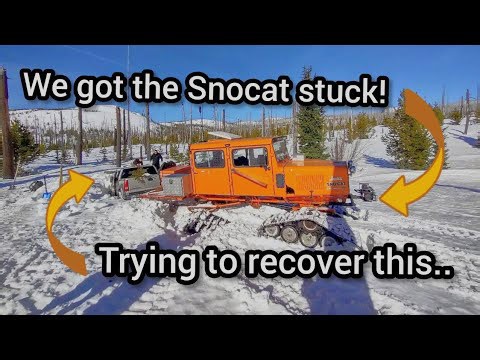 Epic Snowcat Recovery! Stuck for a month and half!