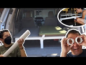 Full Minivan Camper Conversion! (PVC Pipe + Budget)