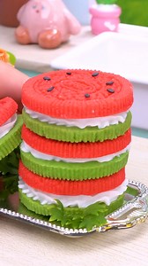 Miniature Watermelon Cookies | Cake Lovers