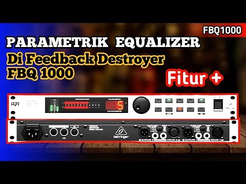 Parametric Equalizer di Feedback Destroyer BEHRINGER FBQ1000