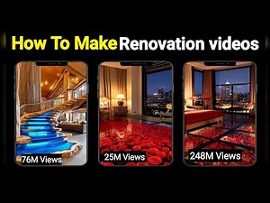How To Make Luxury Interior Timelapse Video With Free AI - Home Renovation AI video (Full Tutorial)