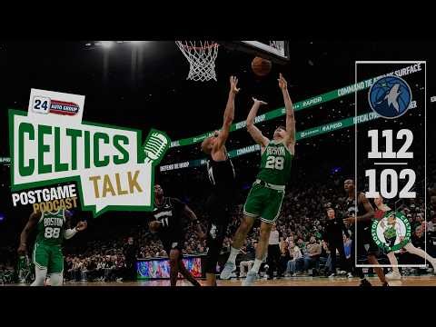 POSTGAME POD: Celtics fall in uncharacteristic fashion as Timberwolves take control