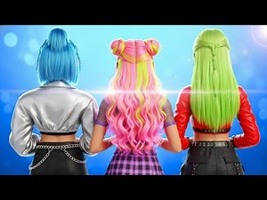 1$ vs 1.000.000$ Makeover Challenge 💄 Amazing Gadgets & Girly Hacks!