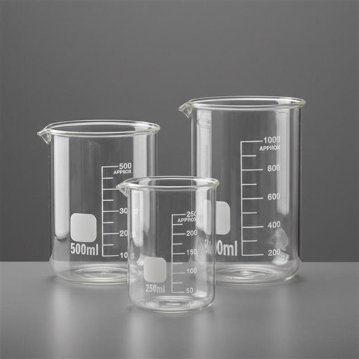 Borosilicate Glass Laboratory Beaker – Transparent Graduated Measuring Cup for Chemistry, Biology & Science Lab - Etsy UK