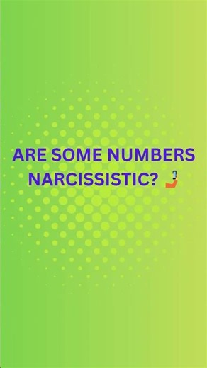 Why are these numbers "Narcissistic"? | Math Mystery 🧪