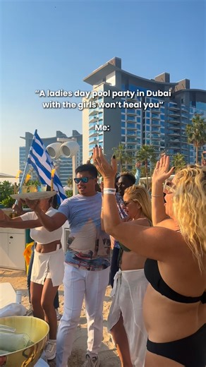 SECRET PARTIES DUBAI® on Instagram: "There’s nothing a Dubai ladies pool party can’t fix😉 Grab the girls and enjoy a redefined ladies day every Sunday from 1pm-4pm💗👙 Packages from AED 110🔥 📍Gallery 7/40, Palm Jumeirah #dubai #mydubai #dubailife #dubaiblogger #visitdubai #lovindubai #dubaibrunches #dubaibrunch #dubaiinfluencers"