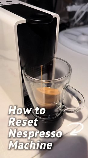 How to Reset Nespresso Machine @Nespresso #Nespresso #Coffee #espresso #NespressoReset #fyp #foryourpage