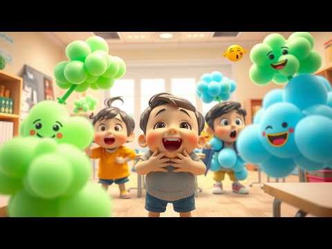 Why Do We Fart & Burp? Funny Science for Kids! #kidssongs #ai #childrensongs