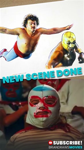 Jack Black has Eagle Powers in Nacho Libre - Fan Art