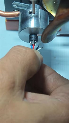 Gaushiya Bano on Instagram: "Connector Semi Automatic Soldering Machine|| Save Time and More Profit|| CONTACT-+91-9351445679/91-9821666286"