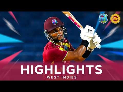 Final Over Thriller | Highlights | West Indies v Sri Lanka | 1st T20