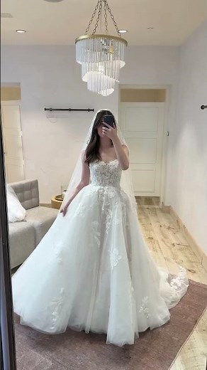Trying on the New Pronovias Collection In-Store!