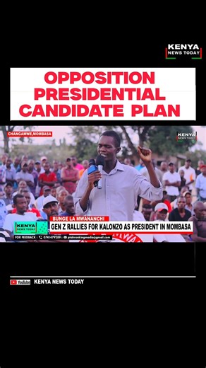 OPPOSITION PRESIDENTIAL CANDIDATE PLAN #kalonzo #railaodinga #citizentvlive #kenyanews