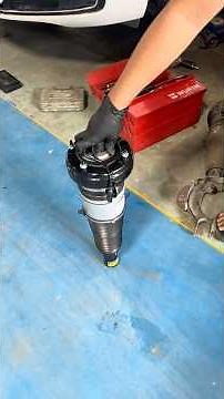 ￼🚘Audi A8 Air Suspension Leak 😱 | New Air Shock Installed | Luxury Car Repair