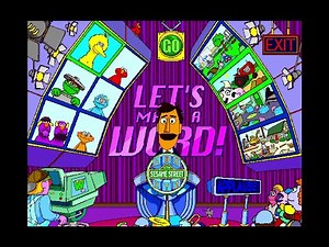 Sesame Street Let's Make A Word Interactive Demo Version Gameplay