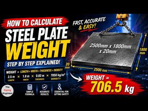 How to Calculate the Weight of a Steel Plate (Step-by-Step)