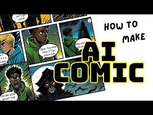How to make AI comic page under few minutes