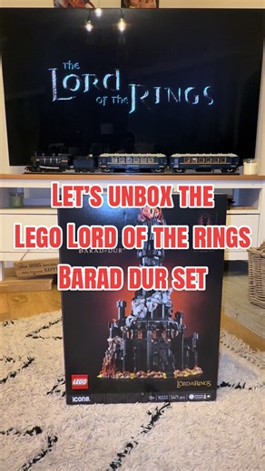 Name a better evening! I’ll wait… unboxing the Lego Lord of the rings barad dur set while watching the films has got to be hard to beat! #legobaraddur #legolordoftherings #legolotr #legoset