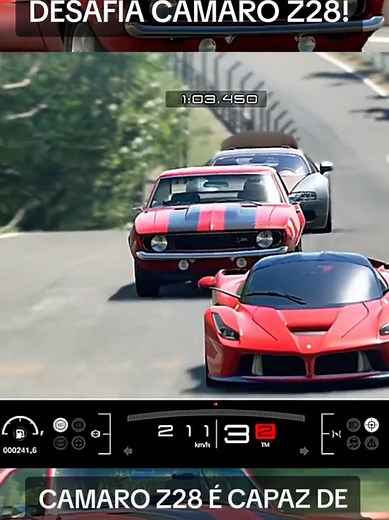 CAMARO Z28 VS FERRARI: A BATALHA IMPERDÍVEL!