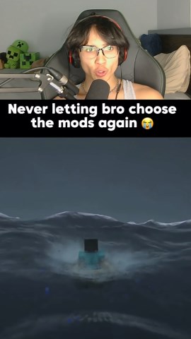 What happens when large mods are used in Minecraft?