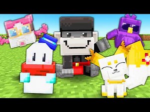 [Minecraft] I defeated the Ender Dragon with my friends from Dozle Company and it was too strong lol