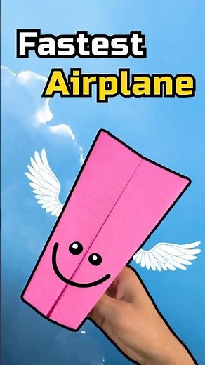 The fastest flying paper plane ✈️ | how to make a paper airplane 🤩