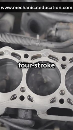 What is the difference between a two stroke & four stroke engine #TwoStrokeEngine #FourStrokeEngine