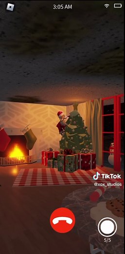 DON’T CALL SANTA AT 3AM 😱📱 !! #xox #dontcallat3amroblox #dontcallat3am #roblox