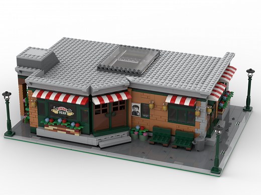 LEGO MOC-99744 SitComplex - Central Perk (Modular Buildings 2022)