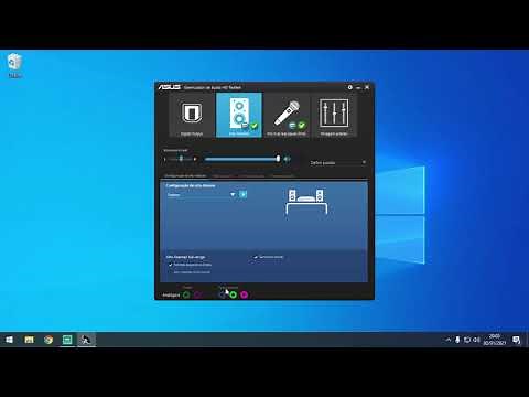 Como habilitar áudio do microfone HD realtek