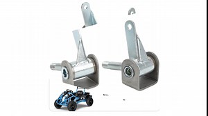 Spindle Kit, High Strength Rugged Spindle Bracket Steel Alloy Right Left for Go Kart Accessories