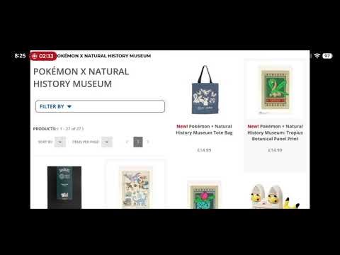 Pokemon X Natural History Museum Online Store vs. Pokemon Center UK Store?