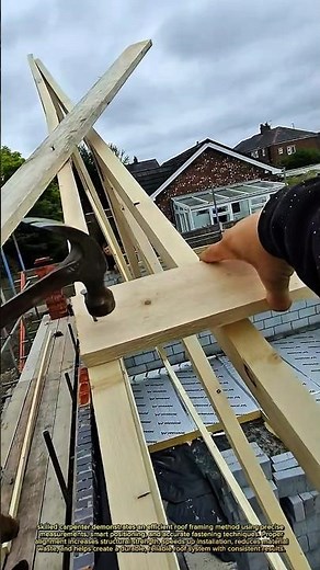 Build a Strong Roof Frame Faster! Genius Carpentry Technique