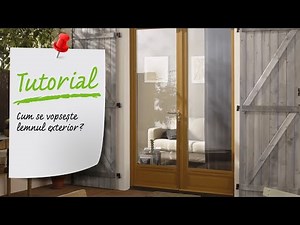 Tutorial VIDEO - Cum se vopseste lemnul exterior?