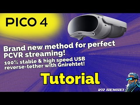 Absolute best PCVR experience on the PICO 4. New single cable USB tether method. 100% stable!