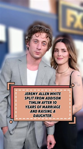 Jeremy Allen White split from Addison Timlin after 10 years of marriage and raising a daughter. Has he stepped into a vibrant single life? Let’s take a look at the celebrities linked to him. #JeremyAllenWhite #celebrity #foryou#usa #fyp