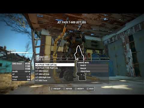 FALLOUT 4 JETPACK BOOTS (POWER ARMOR)