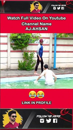 Funny Swimming Pool Prank || BY AJ-AHSAN|