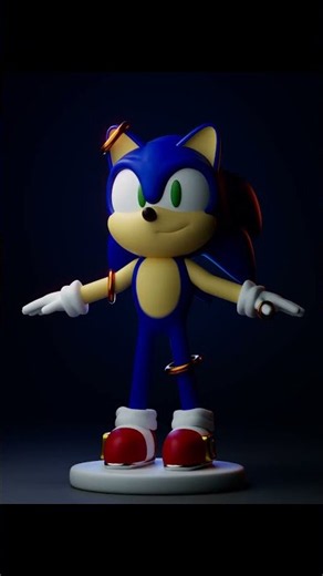 Sonic sculpt #3d #art #blender #subscribe #sculpting