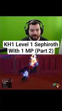 KH1 Level 1 Sephiroth With 1 MP (Part 2) #speedruning #kingdomhearts #disney #gaming