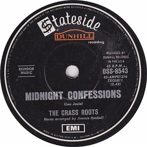 The Grass Roots - Midnight Confessions / Who Will You Be Tomorrow