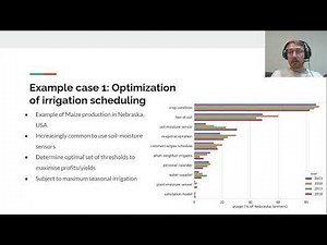 Intelligent irrigation management using crop models, optimization and machine learning | SciPy 2021