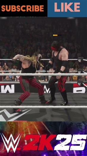 WWE Wrestling Bray Wyatt Vs Kane Ambulance Match #wwe2k25 #wwe #ps5 #shorts #gaming #games #game #yt