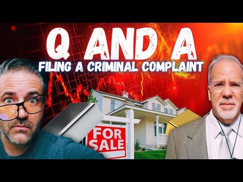 File a Criminal Complaint and End Property Tax