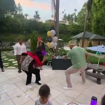 Dwayne Johnson The Rock Dancing on his mother Ata Johnson's Birthday | Youtube Shorts #Shorts