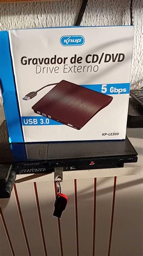 ps2 lendo DVD apartir de um leitor externo. será ?